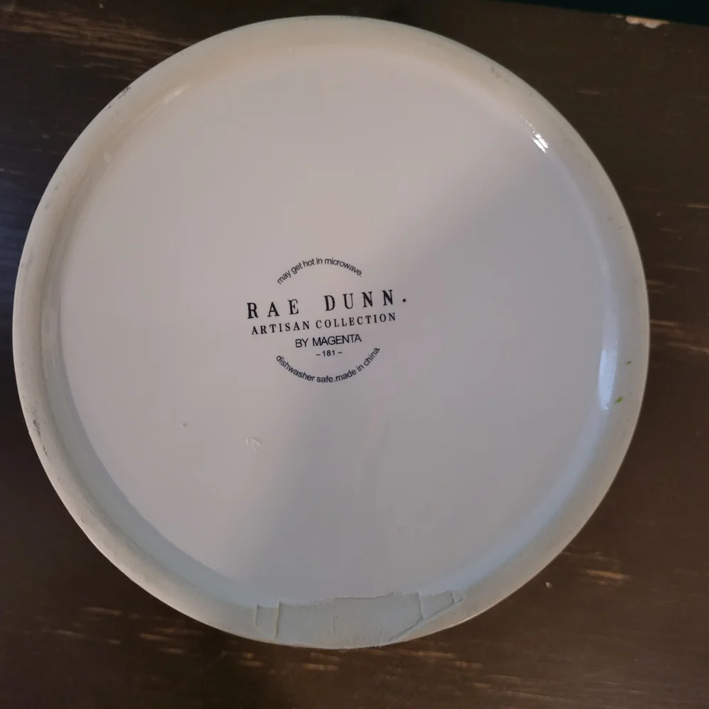 Rae Dunn GULP Pet Bowl Red Interior | Artisan Collection